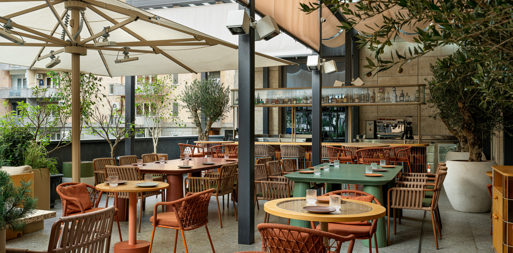 Gia Restaurant Terrace at Courtyard by Marriott